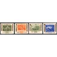 PI2/FL2/TRA1 Cuba 450/53 1957 Retiro de comunicaciones En beneficio del Fondo de Pensiones para empleados de PTT MNH PI2/FL2/TRA1 Cuba 450/53 1957 Retiro de comunicaciones En beneficio del Fondo de Pensiones para empleados de PTT MNH