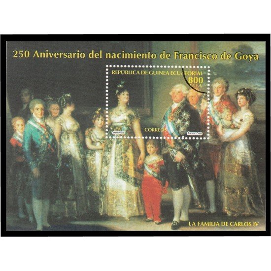Guinea Ecuatorial 217 1996 Goya HB Sobrecarga anulación Muestra