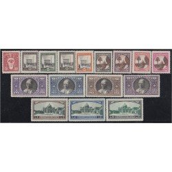 Vaticano 44/59 1933 Papa Pio XI St. Plaza San Pedro Catedral MNH 