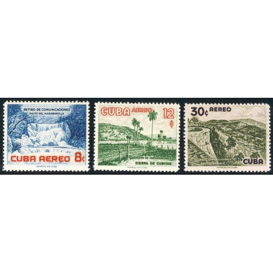 FL1/VAR3 Cuba A- 153/55 1957 Retiros de Comunicaciones MNH FL1/VAR3 Cuba A- 153/55 1957 Retiros de Comunicaciones MNH