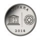 España Spain 2014 5 euros I Serie Ciudades Patr. de la Humanidad Cáceres Plata Ag