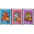 FL3 Norfolk Islas 216/18 1978 Navidad Chritsmas Flores Flowers MNH