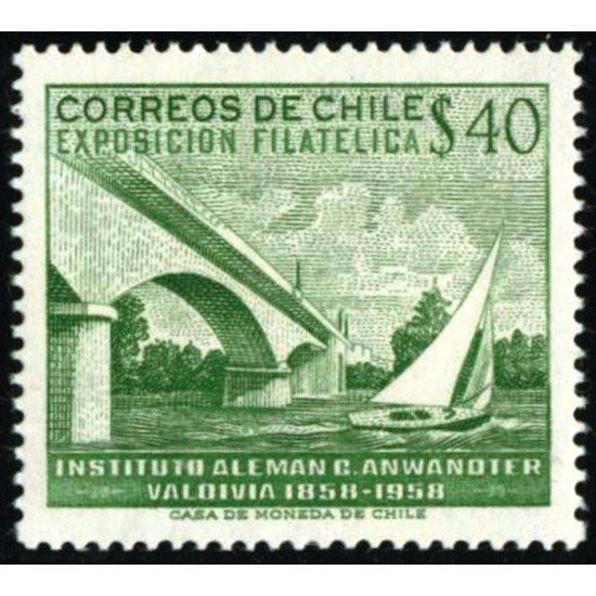 BA2 Chile 276 1958 Instituto Alemán C. Anwandter Valdivia MNH BA2 Chile 276 1958 Instituto Alemán C. Anwandter Valdivia MNH