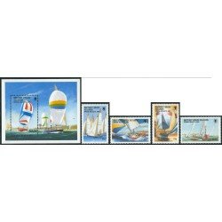 BA2 Islas Vírgenes Virgin I.  618/21 + HB 55  1989  MNH