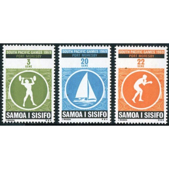 DEP3 Samoa 251/53 1969 MNH DEP3 Samoa 251/53 1969 MNH