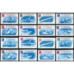 BA/DEP1  Rumanía  Romania  Nº 1834/41 dentar y 1842/49 sin dentar  1962 MNH