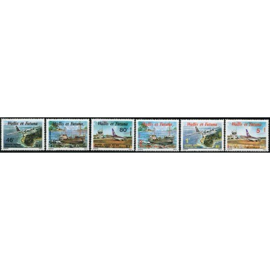BA1/TRA2  Wallis y Futuna  Nº 254/56 + A 89/91  MNH