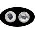 Australia  2 OZ onza  2015 Año de la cabra Year of the goat  2$ Plata Ag