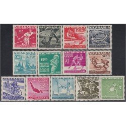 Nicaragua A- 267/79 1949 Deportes 10º Campeonato de beisbol Amateur MNH