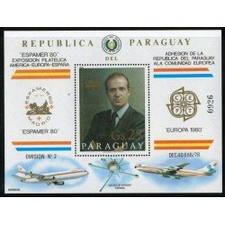 AST Paraguay HB 305  Conmememoración del sesquicentenario del Correo de Uruguay  MNH