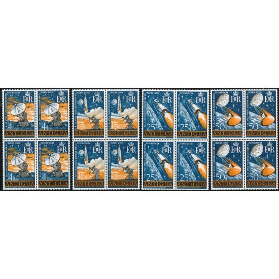 AST Antigua Nº 190/93 Bloque 4 astro MNH AST Antigua Nº 190/93 Bloque 4 astro MNH