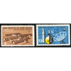MED/VAR2 Cuba 829/30 1965 Revolución Técnica Ciudad Universitaria José Antonio Echevarría MNH