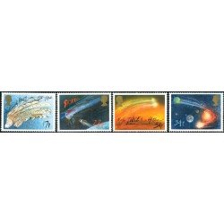 AST Gran Bretaña 1214/17 1986 Retorno del cometa Halley MNH 