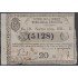 Cuba Lotería De La Isla 23 de Noviembre de 1869 Sorteo nº 830 ( 5128 )