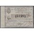 Cuba Lotería De La Isla 02 de Diciembre de 1870 Sorteo nº 852 ( 5128 )