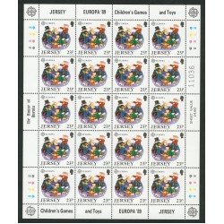 AJZ1  Jersey  Nº 474/77 en MP  1989   MNH