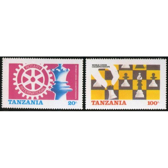 Ajedrez Tanzania 275/76 MNH Ajedrez Tanzania 275/76 MNH