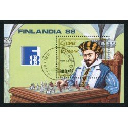 AJZ1 Guinea Bissau HB 61 1988 Matasello de favor