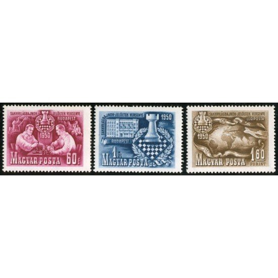 AJZ1 Hungría Hungary Nº 946/47 + A 1950 MNH AJZ1 Hungría Hungary Nº 946/47 + A 1950 MNH