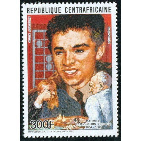 AJZ1 Rep. Centroafricana Aéreo 369 1988  MNH