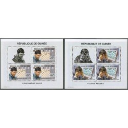 AJZ1 Guinea Guinee HB 2177/78 en Hojitas  2002    MNH