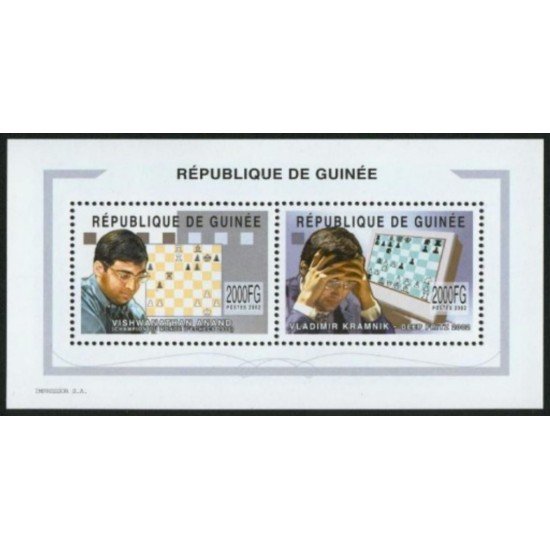 AJZ1 Guinea Guinee 2177/78 en HB 2002 MNH AJZ1 Guinea Guinee 2177/78 en HB 2002 MNH