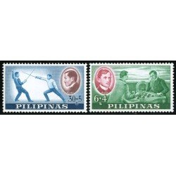 AJZ1 Filipinas Philippines  Nº 557/58  1962   MNH