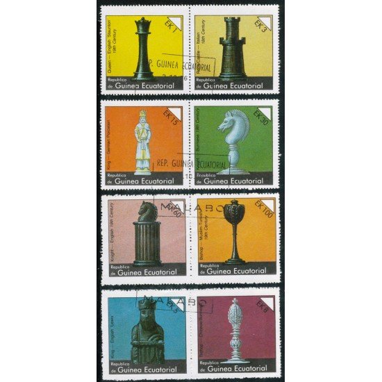 AJZ1  Guinea Ecuatorial 393/00  1976 Ajedrez Chess Matasello de favor