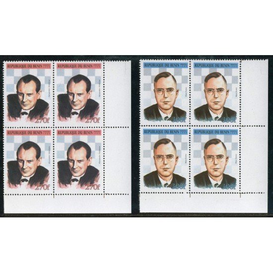 AJZ1 Benín  Nº 896/01 Bloque 4  1999  ajedrez  MNH