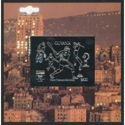AJZ1 Guyana 1992 MI 3824BA Gold MNH Baseball Chess Gold Nº 192 1992 AJZ1 Guyana 1992 MI 3824BA Gold MNH Baseball Chess Gold Nº 192 1992