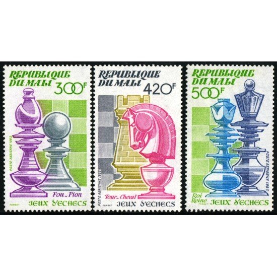 AJZ2 Mali 477/79A 1983 MNH