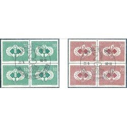 AJZ2 Alemania  DDR Nº 501/02  Bloque 4  1960  Used