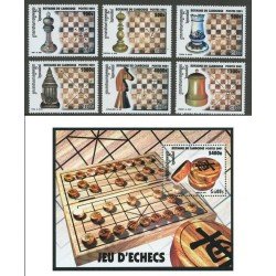 AJZ2  Camboya  Nº 1890/95 + HB 187    2001    MNH