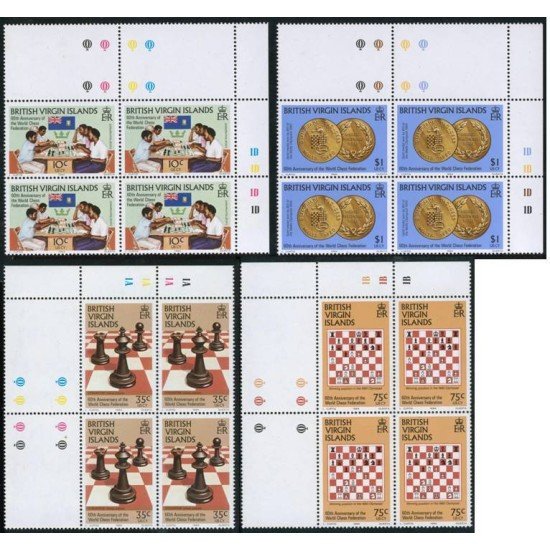 AJZ2 I.Vírgernes 474/77 Bl.4 1984 MNH AJZ2 I.Vírgernes 474/77 Bl.4 1984 MNH