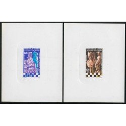 AJZ2 Djibouti  Nº 551/2  331/2  545/6   Prueba de lujo  Proof 1982   MNH