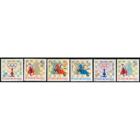 AJZ2 Rumanía Nº 2193/98 1966 MNH AJZ2 Rumanía Nº 2193/98 1966 MNH