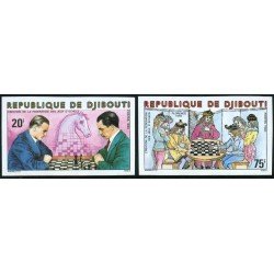 AJZ2  Djibouti  Nº 519/20 sin dentar  1981   MNH