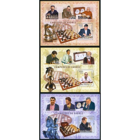 AJZ2  Guinea Bissau 3 HB + serie  2006   MNH