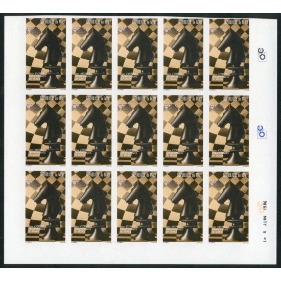 AJZ2 Mali 515/16A Sin dentar MP 1986 MNH AJZ2 Mali 515/16A Sin dentar MP 1986 MNH