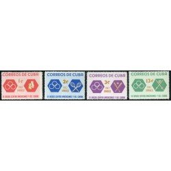 DEP1 Cuba 629/32 1962 IX Juegos Centroamericanos y del Caribe MNH