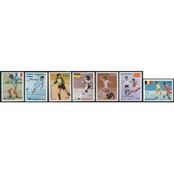 Nicaragua A- 1158/64 1986 Mexico 86 Copa del mundo de fútbol MNH