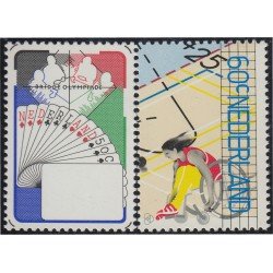 DEP1 Holanda Netherlands 1133/34 1980 6ª Olimpiadas de cartas MNH