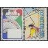 DEP1 Holanda Netherlands 1133/34 1980 6ª Olimpiadas de cartas MNH