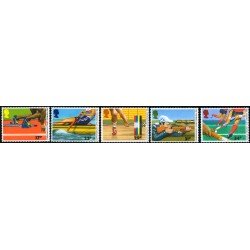DEP1 Gran Bretaña 1231/35 1986 Juegos de la Commonwealth  MNH 