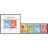 DEP1 Antillas Holandesas  785/88+HB 30 1986 deportes fútbol tenis judo MNH
