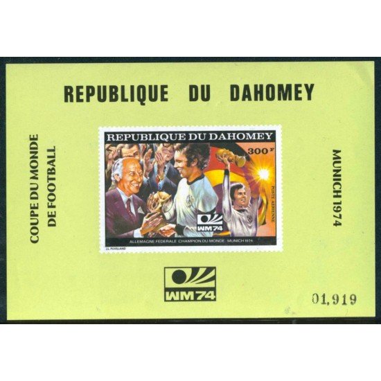 DEP1 Dahomey HB No catralogada MNH DEP1 Dahomey HB No catralogada MNH