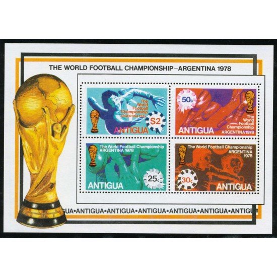 DEP1 Antigua HB 37 deportes fútbol  MNH
