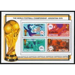 DEP1 Barbuda  HB 35 deportes fútbol MNH