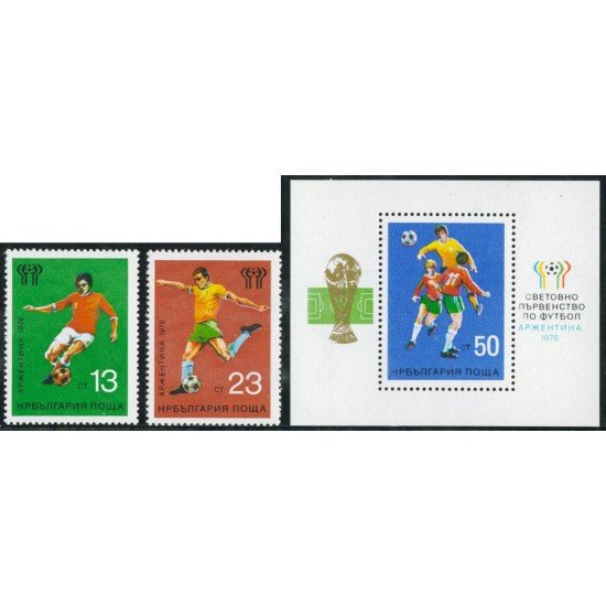 DEP1 Bulgaria Bulgary  Nº  2359/60 + HB 73  1978  MNH