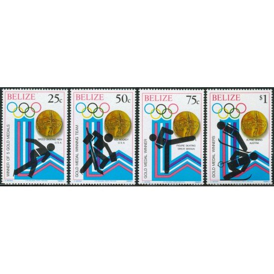 DEP2  Belize 487/94 + HB 20/21 deportes MNH